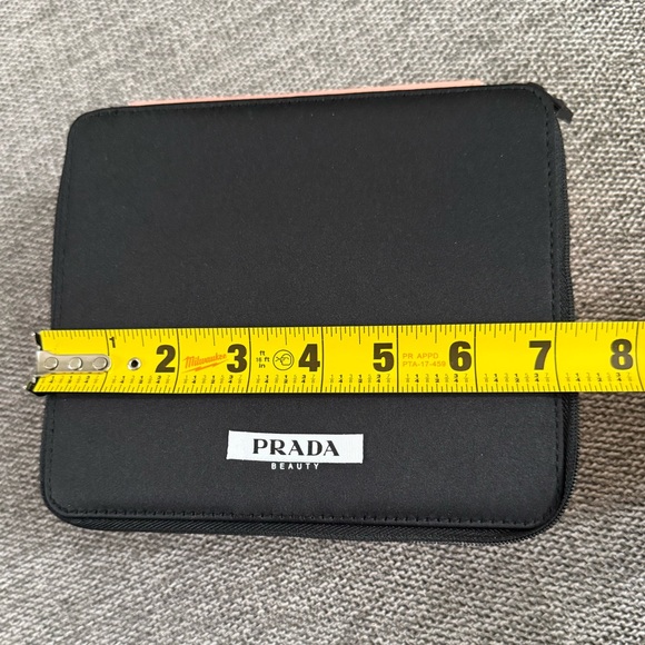 Prada Beauty Paradox Pouch Makeup Box Bag Black Pink New Authentic - Picture 10 of 13